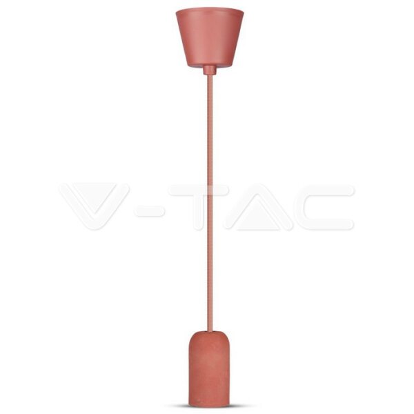 CONCRETE PENDANT LIGHT-RED