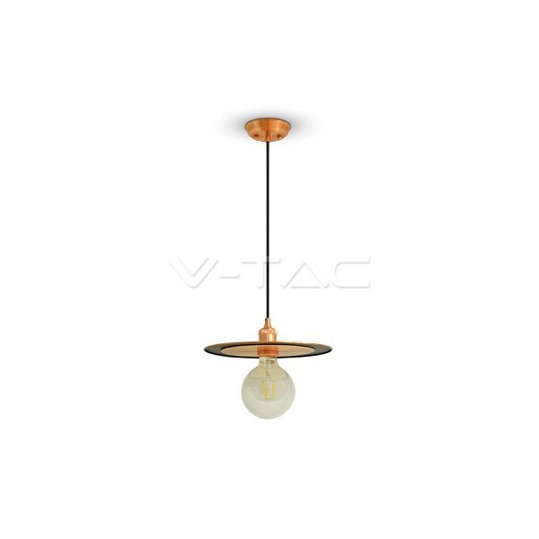 METAL PENDANT LIGHT ROSE GOLD