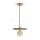 METAL PENDANT LIGHT ROSE GOLD