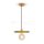 METAL PENDANT LIGHT ROSE GOLD