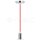 CHROME METAL CUP PENDANT LIGHT-RED
