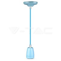 HIGH FREQUENCY PORCELAIN LAMP HOLDER E27-BLUE