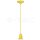 HIGH FREQUENCY PORCELAIN LAMP HOLDER E27-YELLOW