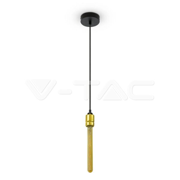 GOLD 2 RINGS ALUMINUM LAMP HOLDER WITH ADJUSTABLE CANOPY