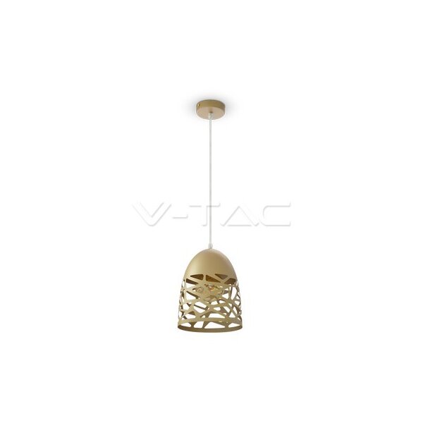 CHAMPEAN GOLD PENDANT LIGHT WITH GOLD CANOPY