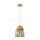 CHAMPEAN GOLD PENDANT LIGHT WITH GOLD CANOPY