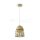 CHAMPEAN GOLD PENDANT LIGHT WITH GOLD CANOPY
