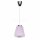 7W-LED   PENDANT LIGHT-CHROME BODY+PURPLE SHADE