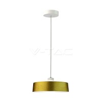 7W LED PENDANT LIGHT(ACRYLIC)-GOLD LAMPSHADE  340*190mm