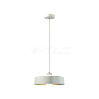 7W LED PENDANT LIGHT(ACRYLIC)-WHITE LAMPSHADE 340*190mm