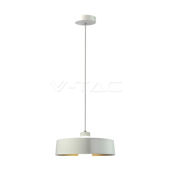 7W LED PENDANT LIGHT(ACRYLIC)-WHITE LAMPSHADE 3000K 340*190mm