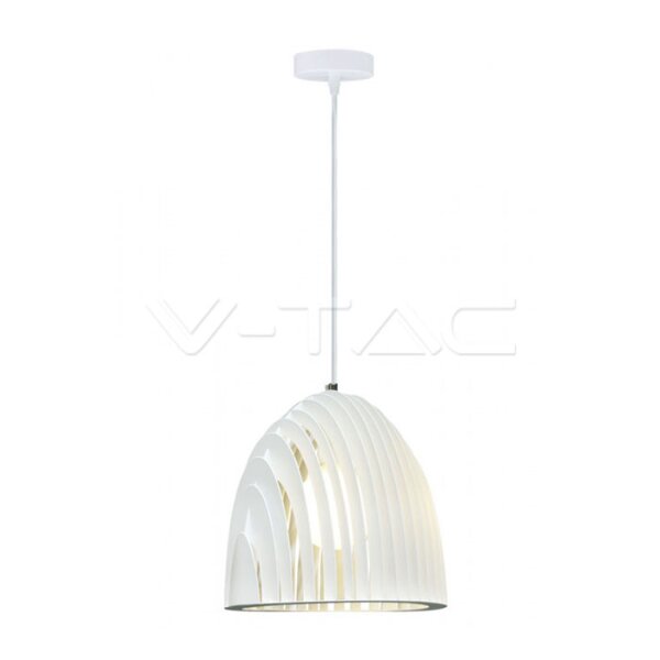 CONE PRISM WHITE PENDANT LIGHT D:250*270MM