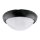 8W DOME LED LIGHT BLACK BODY ROUND 3000K IP66