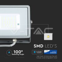 30W SMD FLOODLIGHT WITH SAMSUNG CHIP 3000K GREY BODY