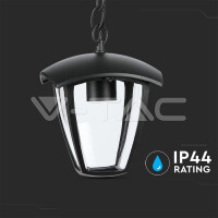 CEILING LAMP MATT BLACK CLEAR COVER  IP44