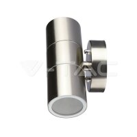 GU10 WALL FITTING SATAINLESS STEEL BODY 2WAY IP44