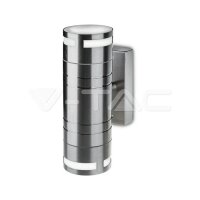 GU10 GLASS WALL FITTING STEEL BODY 2WAY IP44