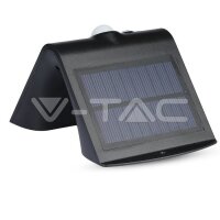 1.5W LED SOLAR WALL LIGHT 4000K+4000k -BLACK+BLACK BODY