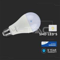 15W E27 A65 LED PLASTIC BULB SAMSUNG CHIP 3000K