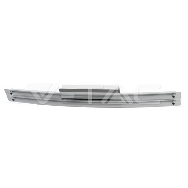 VT-7038 36W DESIGNER BEND GLASS DOUBLE CEILING SURFACE-CHROME COLORCODE:4000K D:985MMX2