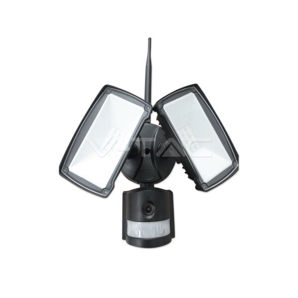 18W LED FLOODLIGHT WITH WIFI SENSOR CAMERA 6400K BLACK BODY