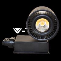 33W LED TRACK LIGHT BLACK BODY COB CRI95 5000K