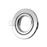 GU10 HOUSING ROUND MOVABLE CHROME SOCKET FOR GU10...