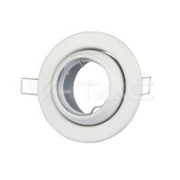 GU10 FITTING ROUND CHANGING ANGLE WHITE SOCKET FOR...
