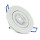 1*GU10 FITTING ROUND WHITE SOCKET FOR GU10 NOT INCLUDED