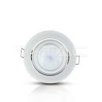 GU10 FITTING  ROUND SILVER GREY 1 SOCKET FOR GU10 NOT INCLUDED