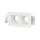G10 GYPSUM FITTING SQ WHITE 1*2HOLDER