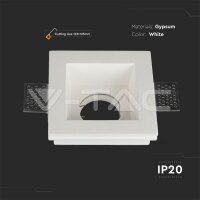 G10-GYPSUM FITTING-SQ-WHITE