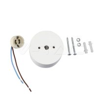 1XGU10 FITTING ROUND - WHITE
