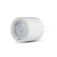 1XGU10 FITTING WITH ALUMINUM RING ROUND - WHITE