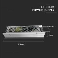 120W LED SLIM POWER SUPPLY 12V 10A IP20